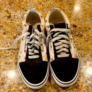 Floral old school vans